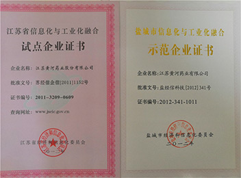 2012 Pilot Enterprise of Informatization and Industrialization Integration